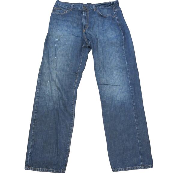 CALVIN KLEIN *VINTAGE* Jeans Size 36/32* Mens Relaxed Straight Blue Y2K Hip Hop - Picture 1 of 11